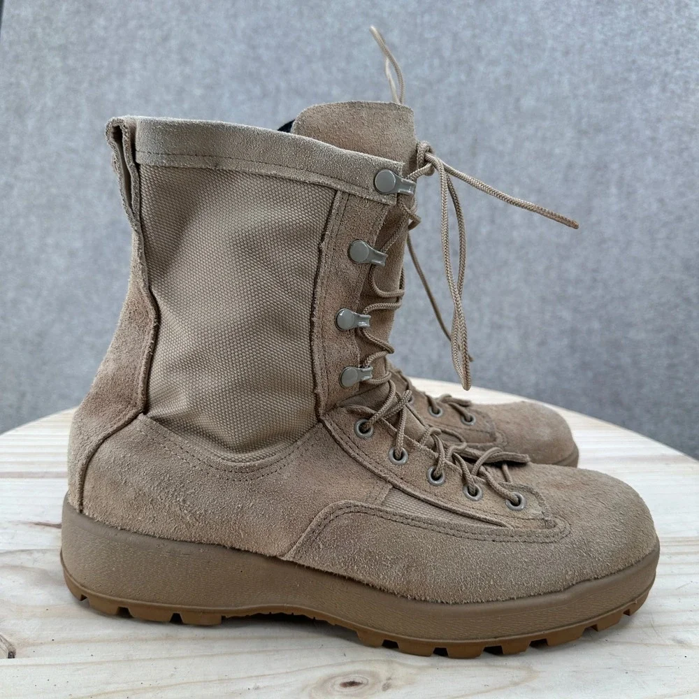 USGI McRae Temperate Weather Goretex Waterproof Coyote Combat Boots Men 10R NICE